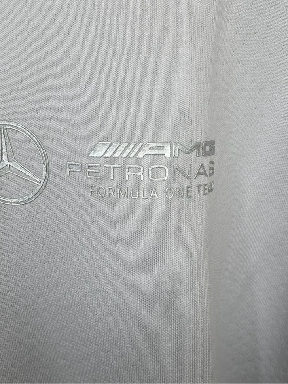 ADIDAS MERCEDES  AMG PETRONAS FORMULA ONE TEAM SILVER ARROWS HALF-ZIP Sweater XS